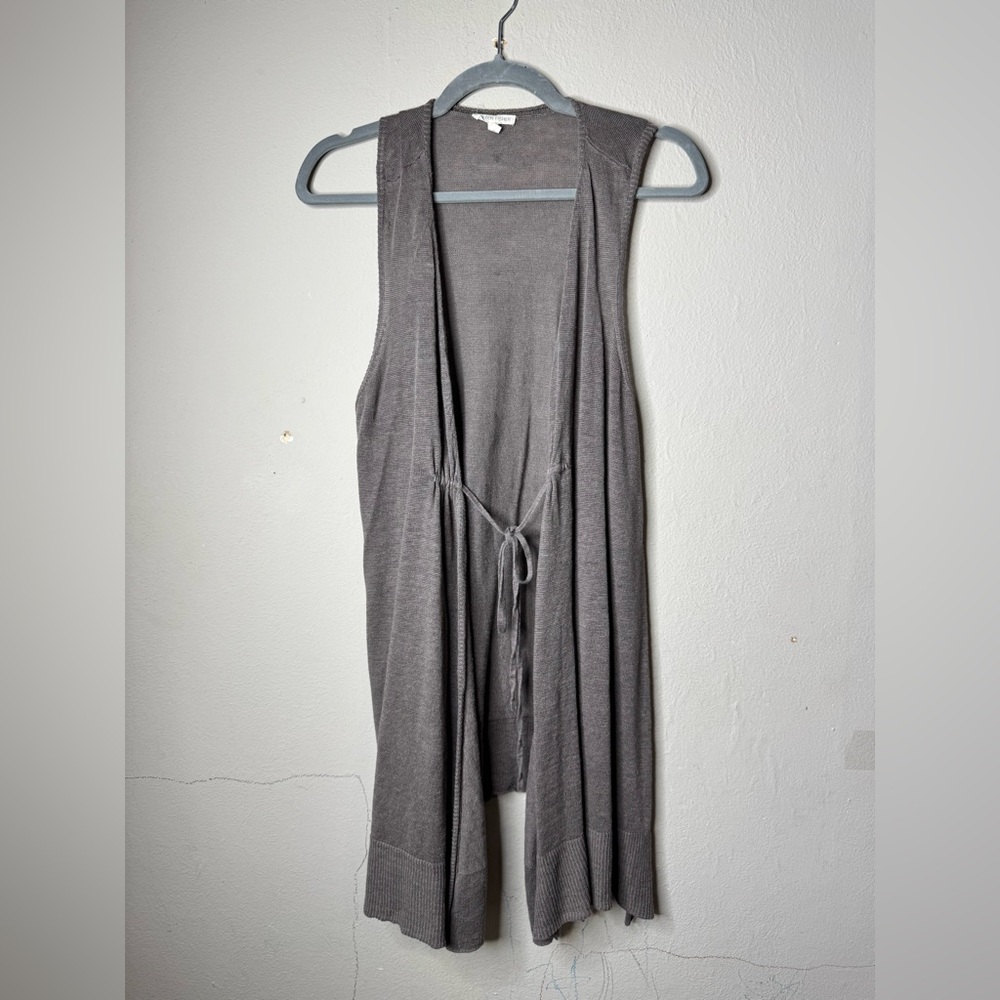 Eileen fisher knit vest cardigan M